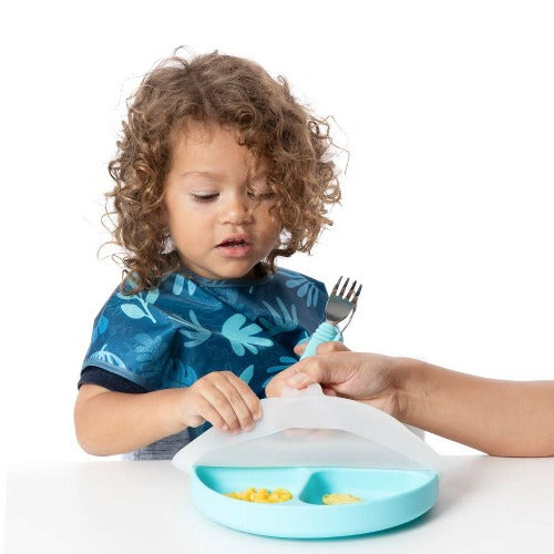 Bumkins - Super Suction Silicone Grip Dish with Lid