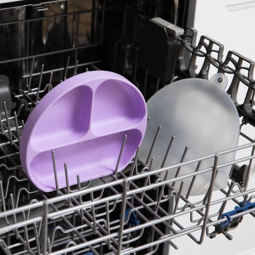 Bumkins - Super Suction Silicone Grip Dish with Lid