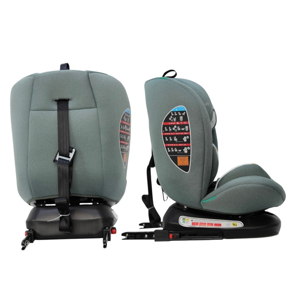 All-Rider Eden i-Size 360 Rotating and Convertible Car Seat with ISOFIX and Top Tether