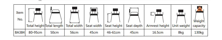 Bedside Soft Padded Commode ( BA384 )