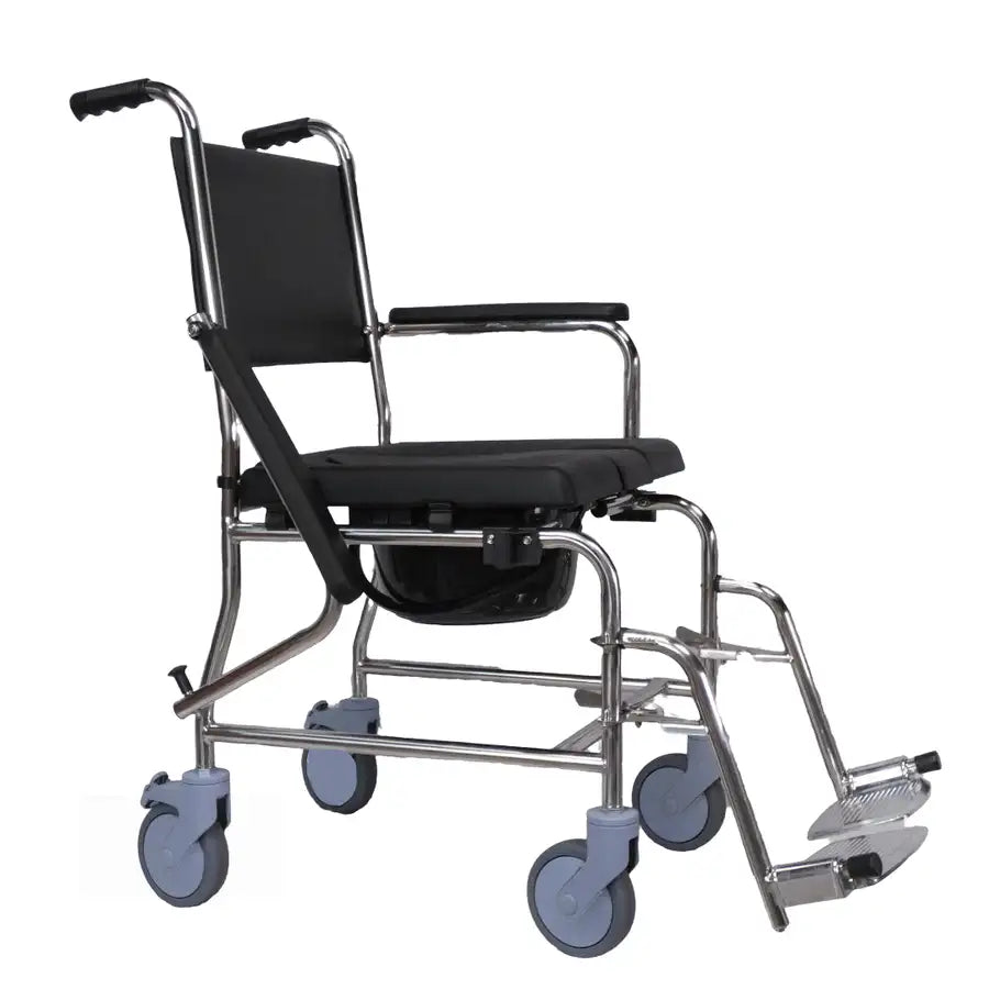 4-in-1 Deluxe Mobile Multifunction Commode & Shower Chair ( BA822 ) - Babyonline
