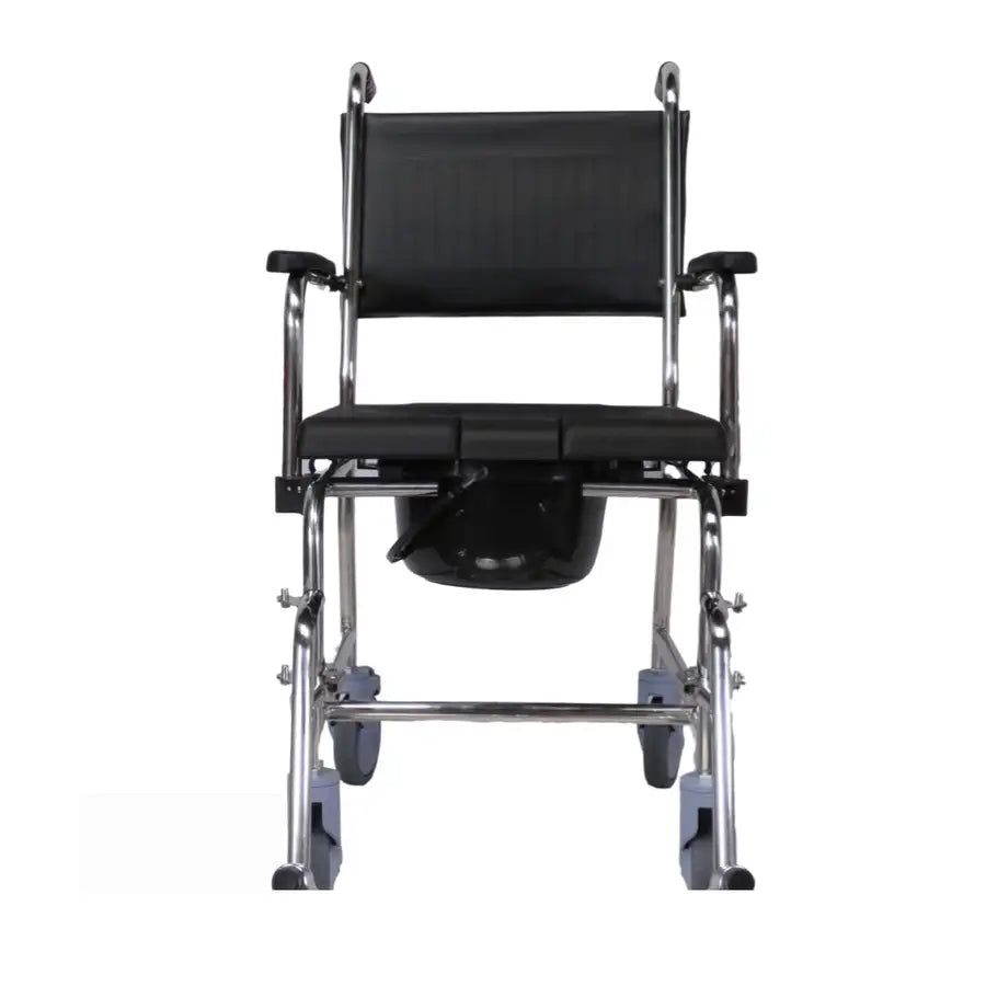 4-in-1 Deluxe Mobile Multifunction Commode & Shower Chair ( BA822 ) - Babyonline