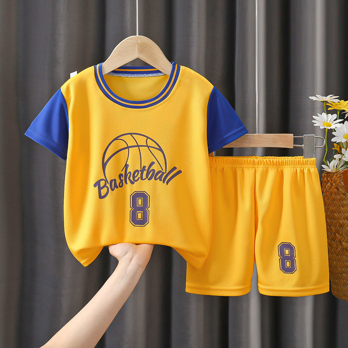 Kids Sportswear Matching Set – Basketball & Netball Style