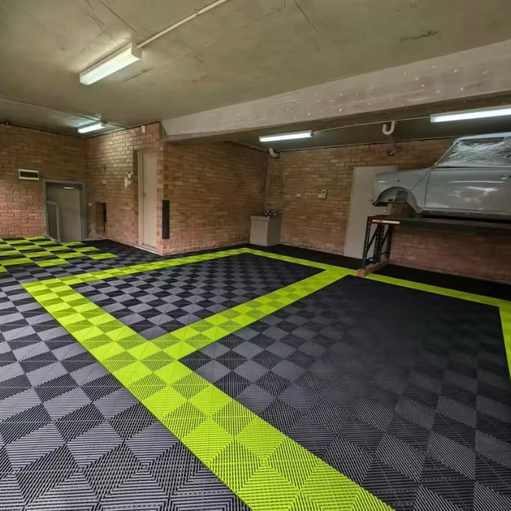 Interlocking Plastic Garage Flooring Tiles