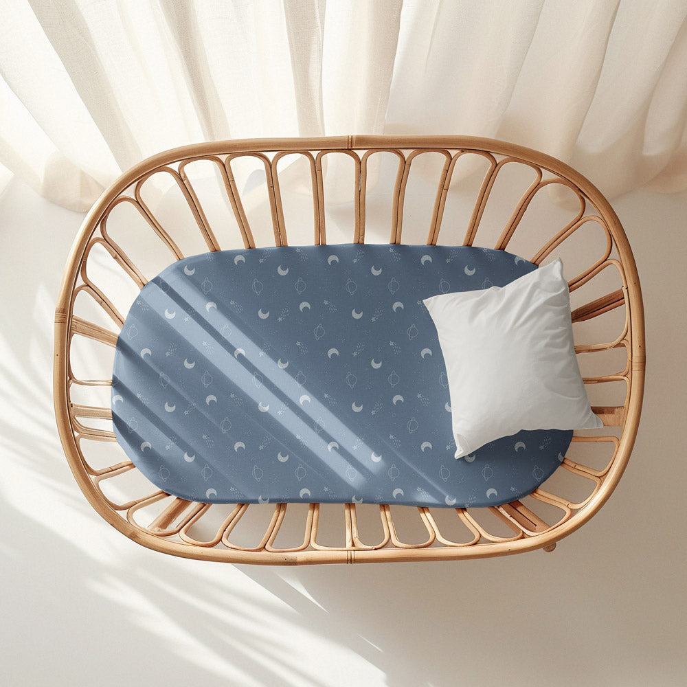 Bassinet Sheet & Change Mat Cover | Galaxy Quest