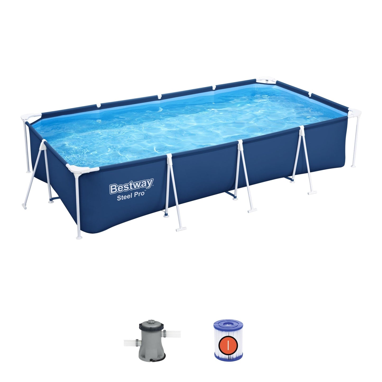 Bestway Steel Pro Swimming Pool 4.00m x 2.11m x 81cm