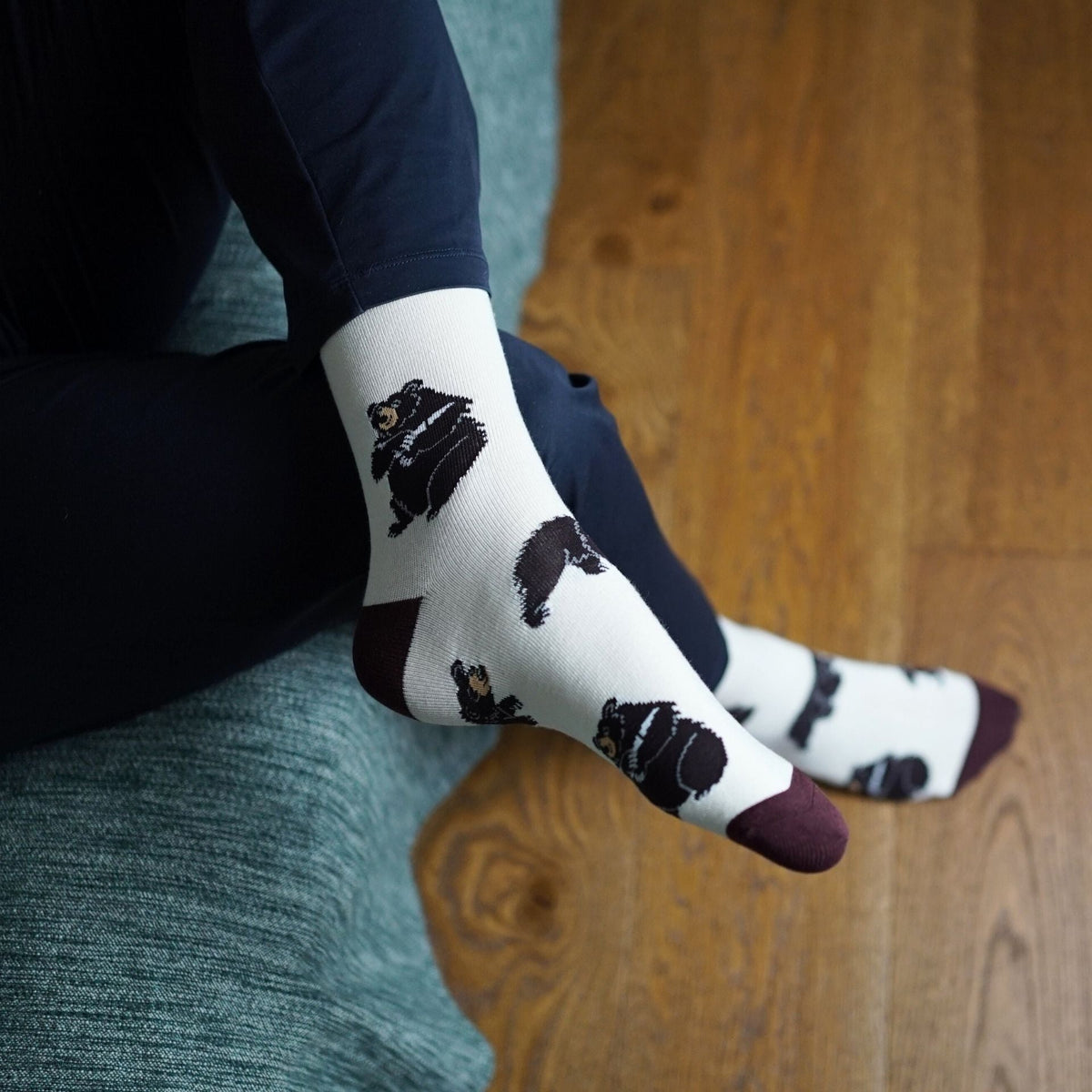 Save the Black Bear Bamboo Socks