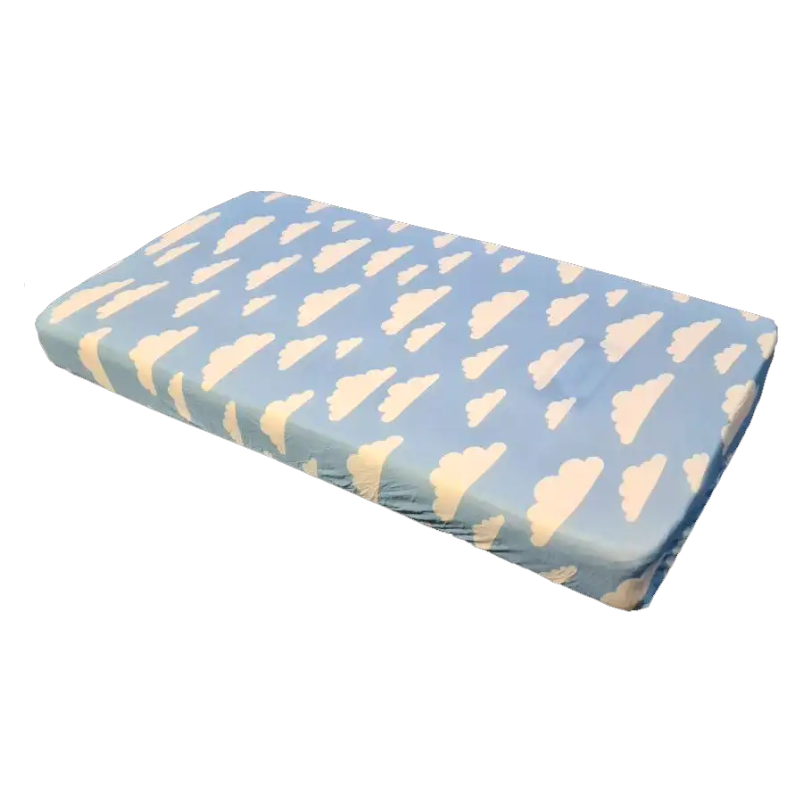 Sleep Tight Cotton Fitted Cot Sheet Pack of 2 BLUE - Babyonline
