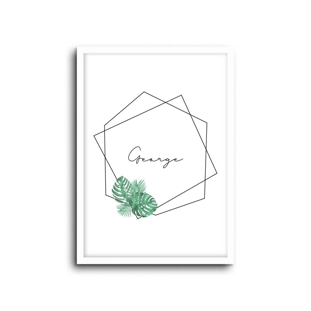 Wall Print | Botanical - Custom Name