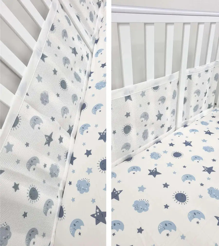 Sleep Tight Breathable Mesh Cot Bumper - Babyonline