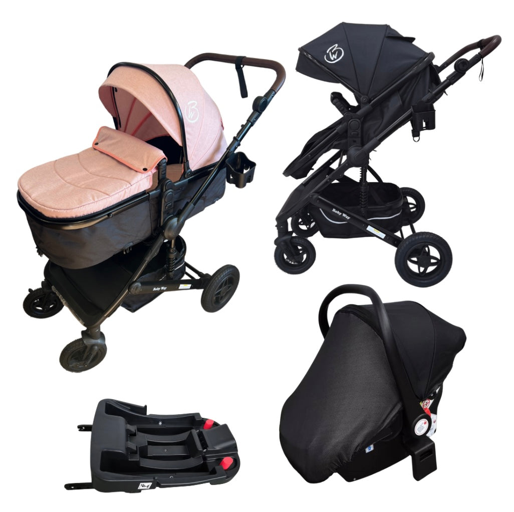 Preorder - Evolve 3 in 1 Stroller + Bassinet + i-Size Capsule Travel System with Sunshade Sets and Mattress + Colour Options