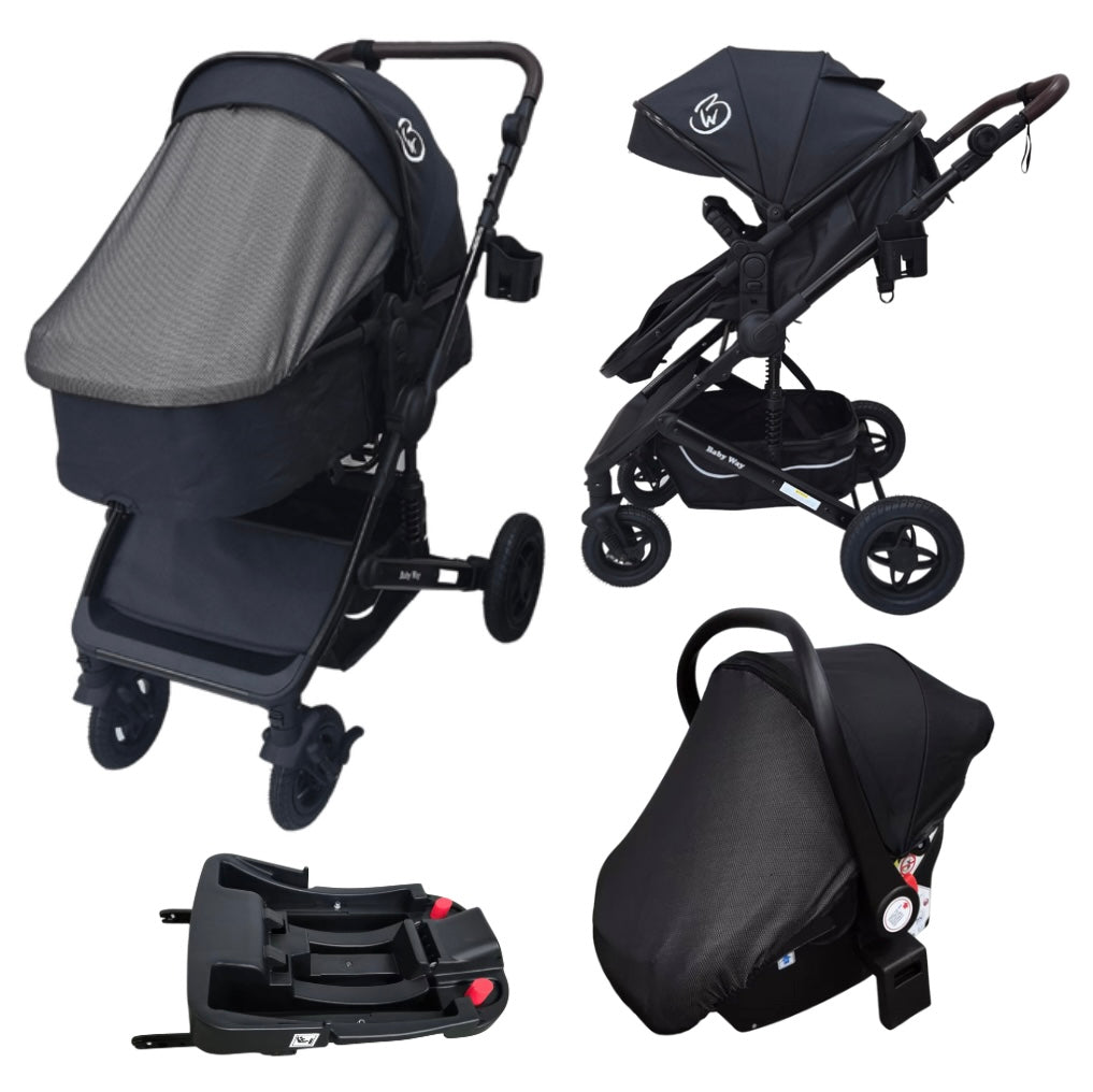 Preorder - Evolve 3 in 1 Stroller + Bassinet + i-Size Capsule Travel System with Sunshade Sets and Mattress + Colour Options