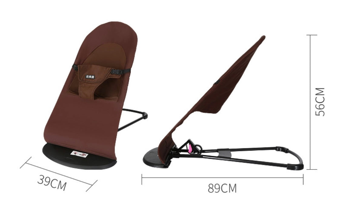 Portable Soothing Baby Rocker Bouncer Chair with Toy Bar