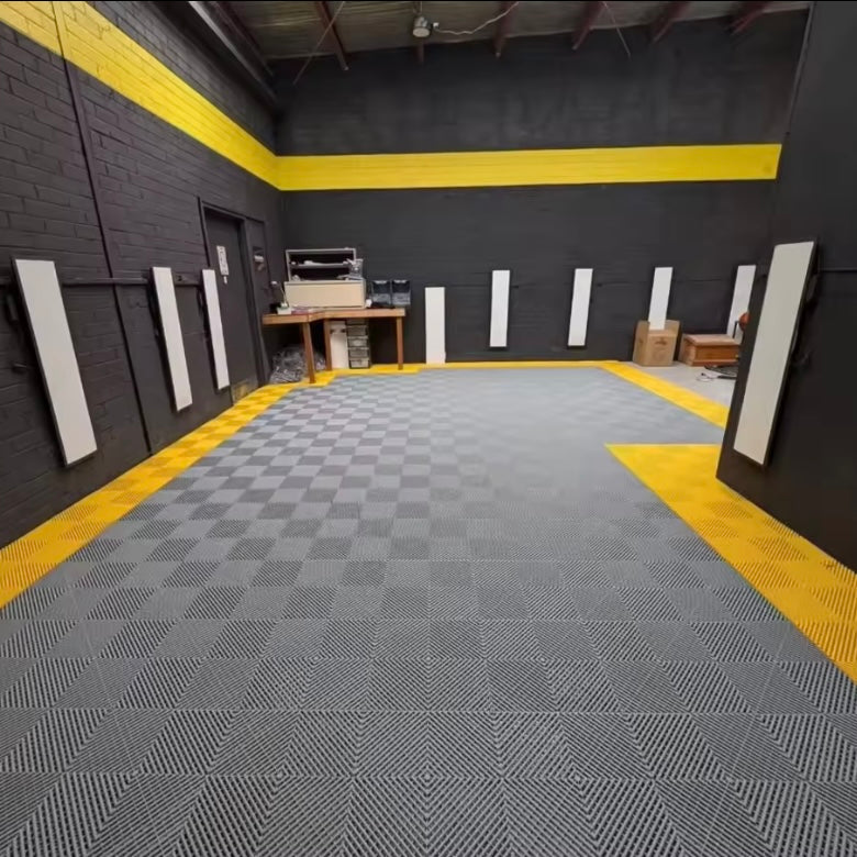 Interlocking Plastic Garage Flooring Tiles