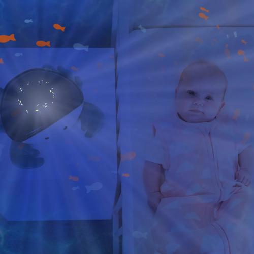 Zazu - Cody and Otto - Ocean Projector Night Light with White Noise