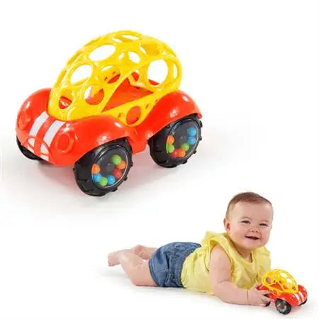 Oball Rattle and Roll Car - Red - Babyonline