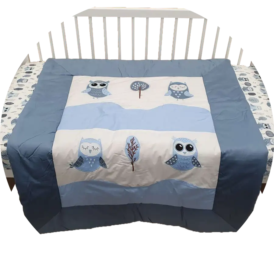 Sleep Tight Cot Bedding Set OWLS - Babyonline