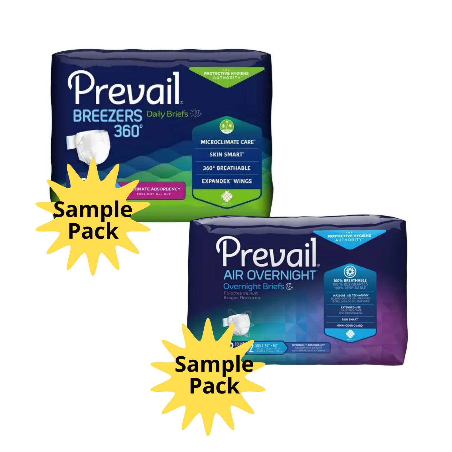 Prevail® Sample Pack - 3 pcs