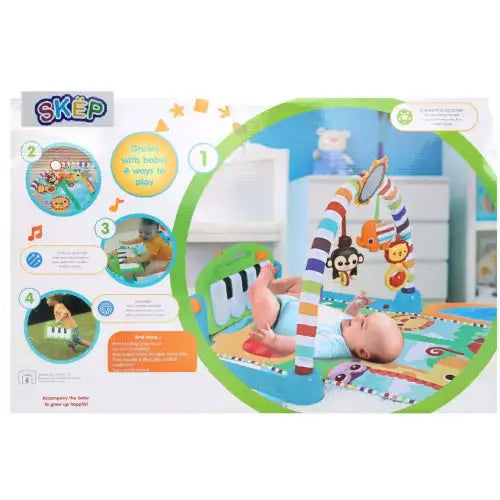 Skep Kick & Play Piano Musical Gym - Green 8843