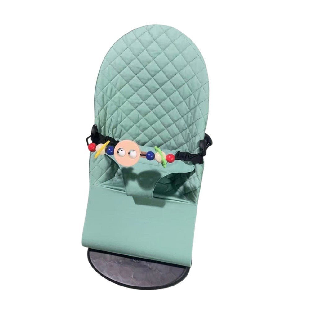 Portable Soothing Baby Rocker Bouncer Chair with Toy Bar