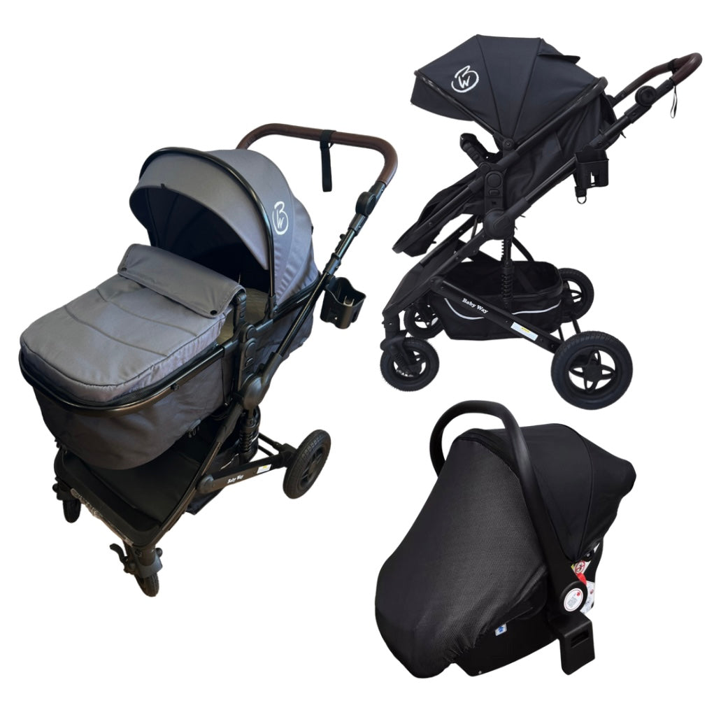 Preorder - Evolve 3 in 1 Stroller + Bassinet + i-Size Capsule Travel System with Sunshade Sets and Mattress + Colour Options