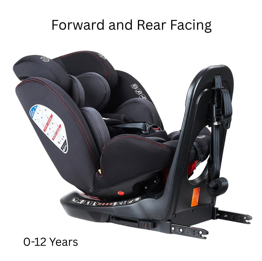 The Defender – i-Size 360 Rotating Convertible Car Seat with Isofix and Top Tether