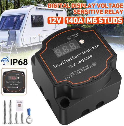 Smart Dual Battery Isolator 12V 140A