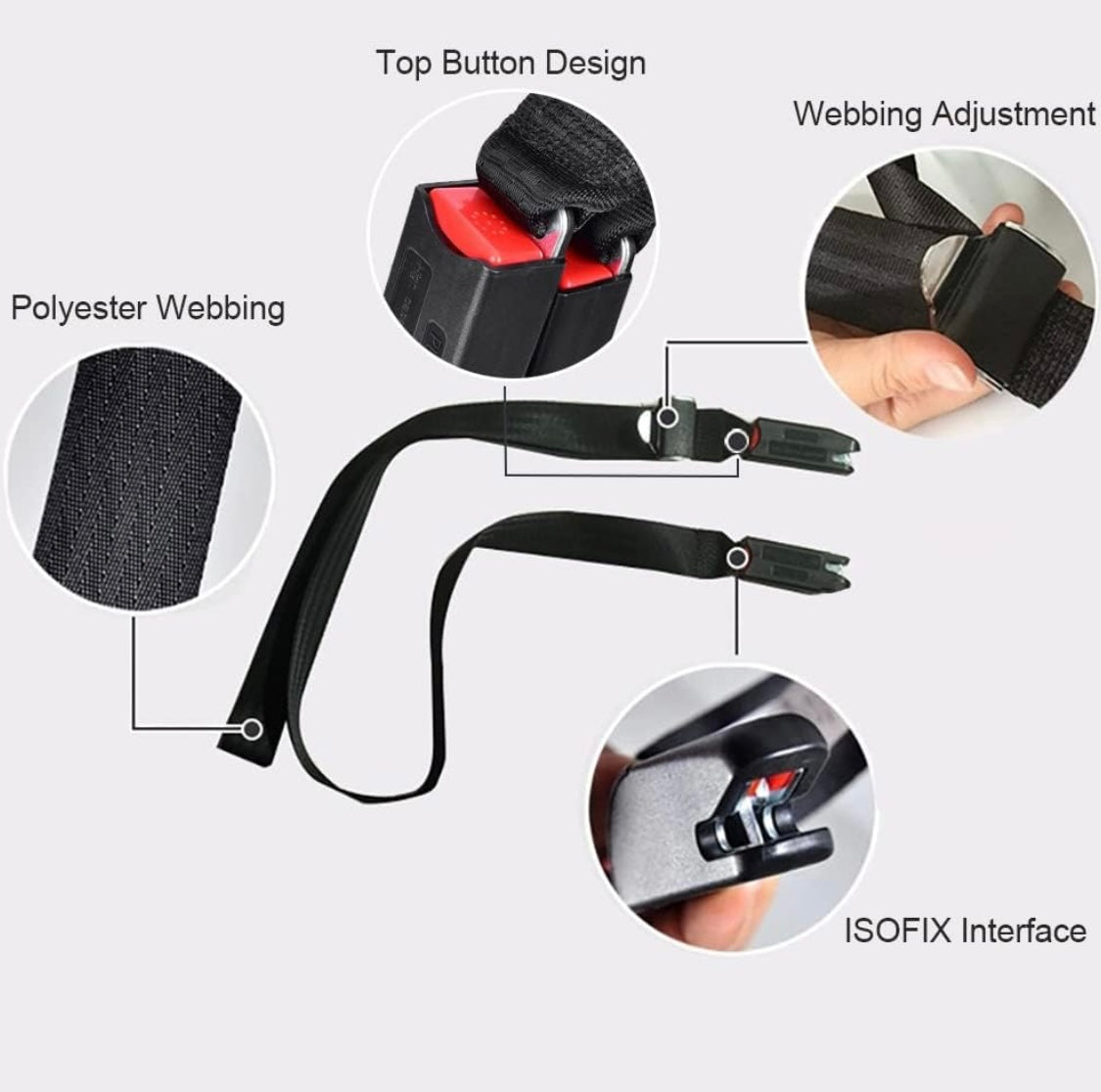 ISOFIX Car Seat Installation Strap