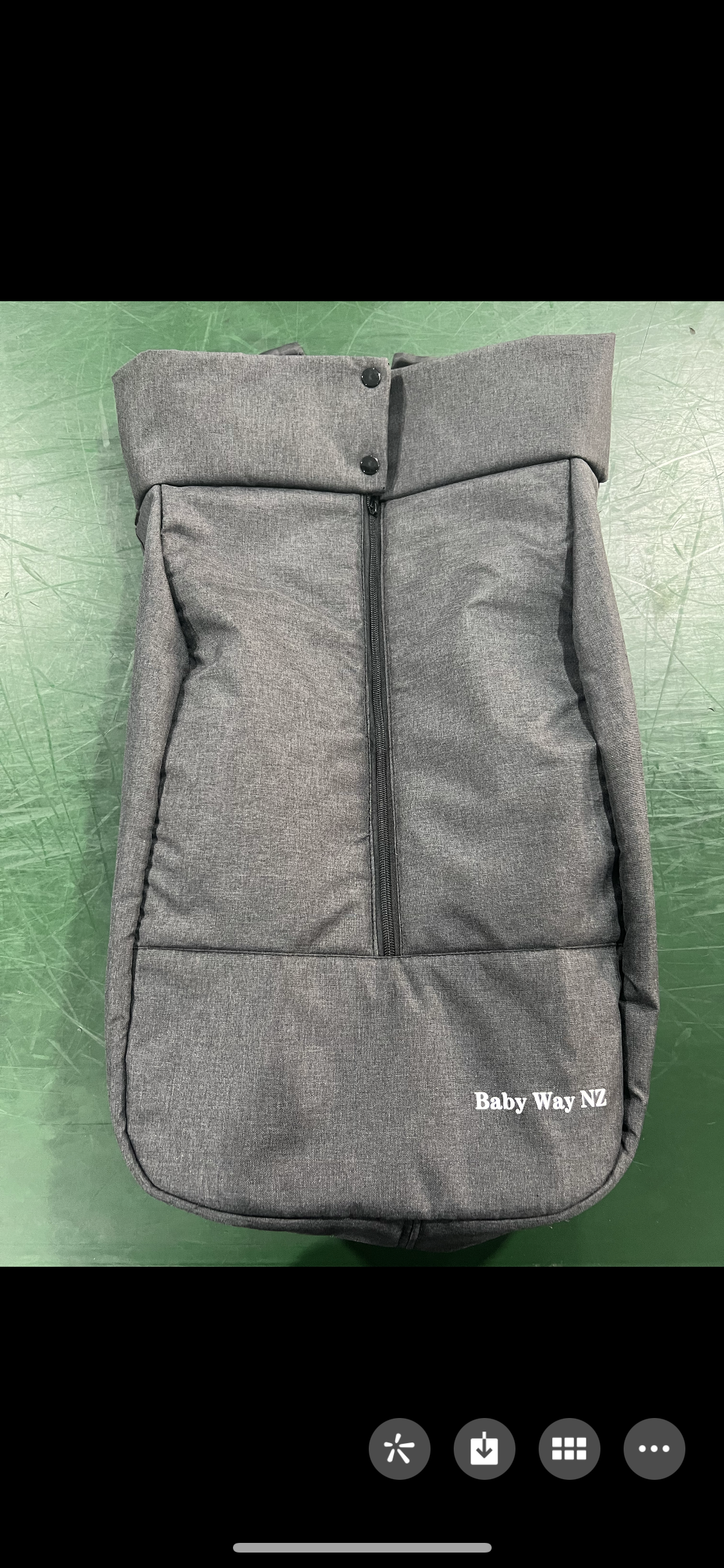 Universal Stroller Foot Shield Cover with Zip