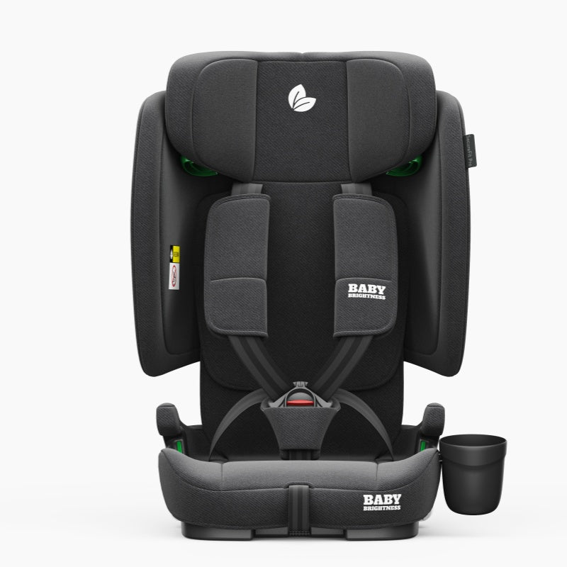 Pre-order Baby Brightness SecureFit Pro Portable Booster Car Seat Dark Grey ETA: 2nd October 2025