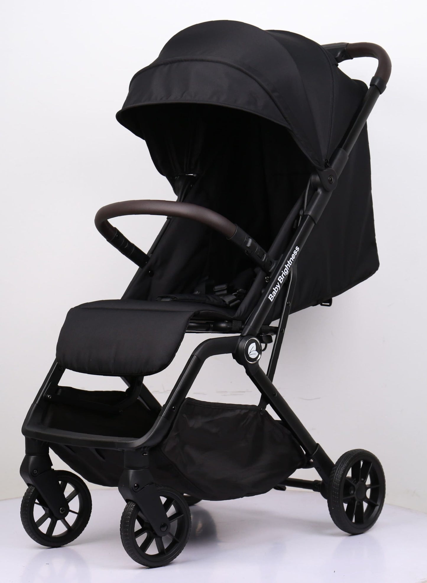 Baby Brightness SwiftGo Compact Travel Pram and Portable Travel Booster Car Seat Black