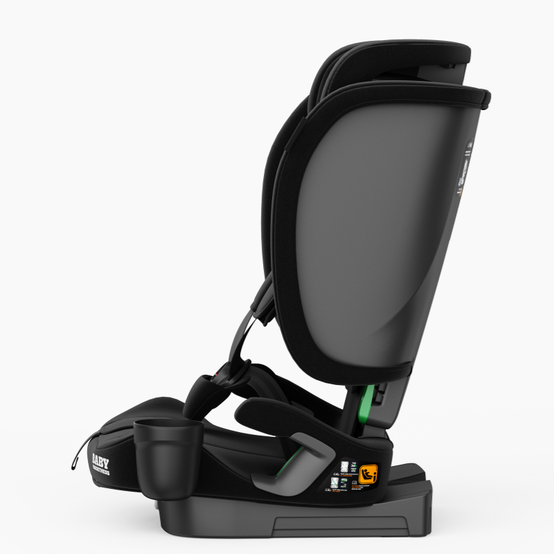 Baby Brightness FlexGo Portable Auto Folding Compact Travel Pram and Portable Travel Booster Car Seat Black