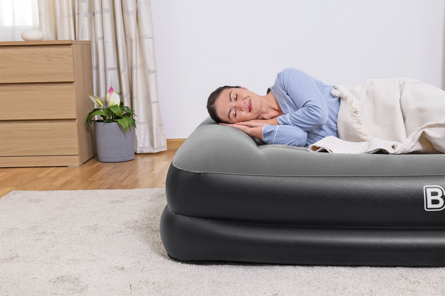 Bestway Air Bed Air Mattress 2.03m x 1.52m x 46cm