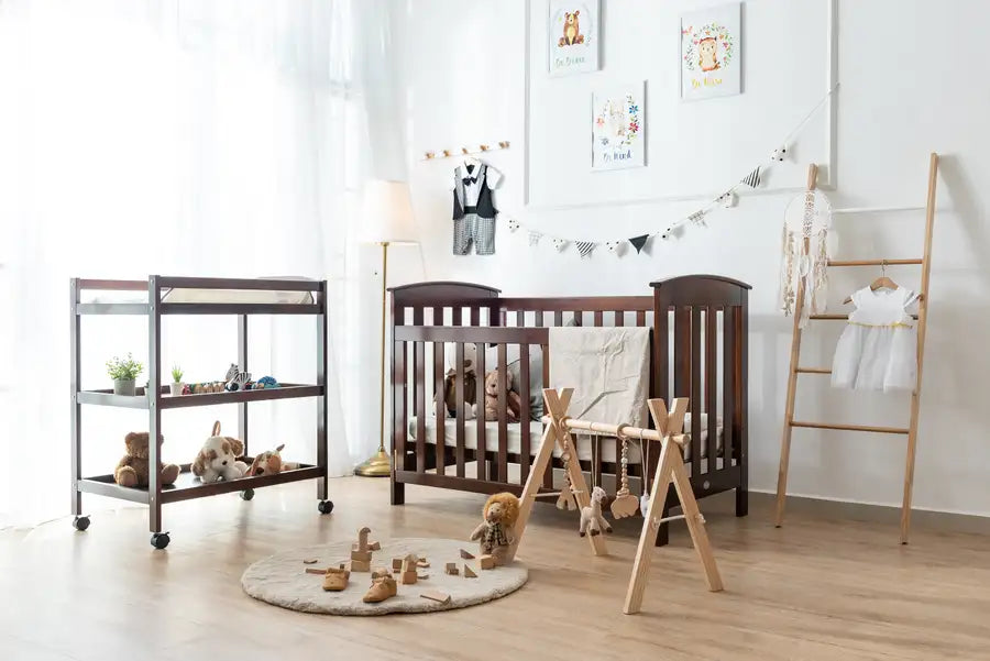 Kapai VENUS Drop Side Wooden Baby Cot - Babyonline