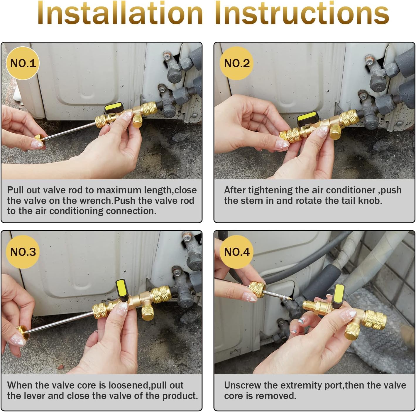 32PCS Valve Core Remover Installer Tool