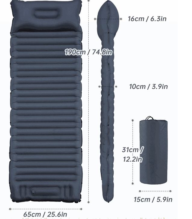 Self-Inflating Sleeping Pad Camping Mat