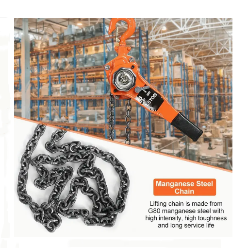 1.5T Steel Heavy Duty 3M Lever Block Chain Hoist
