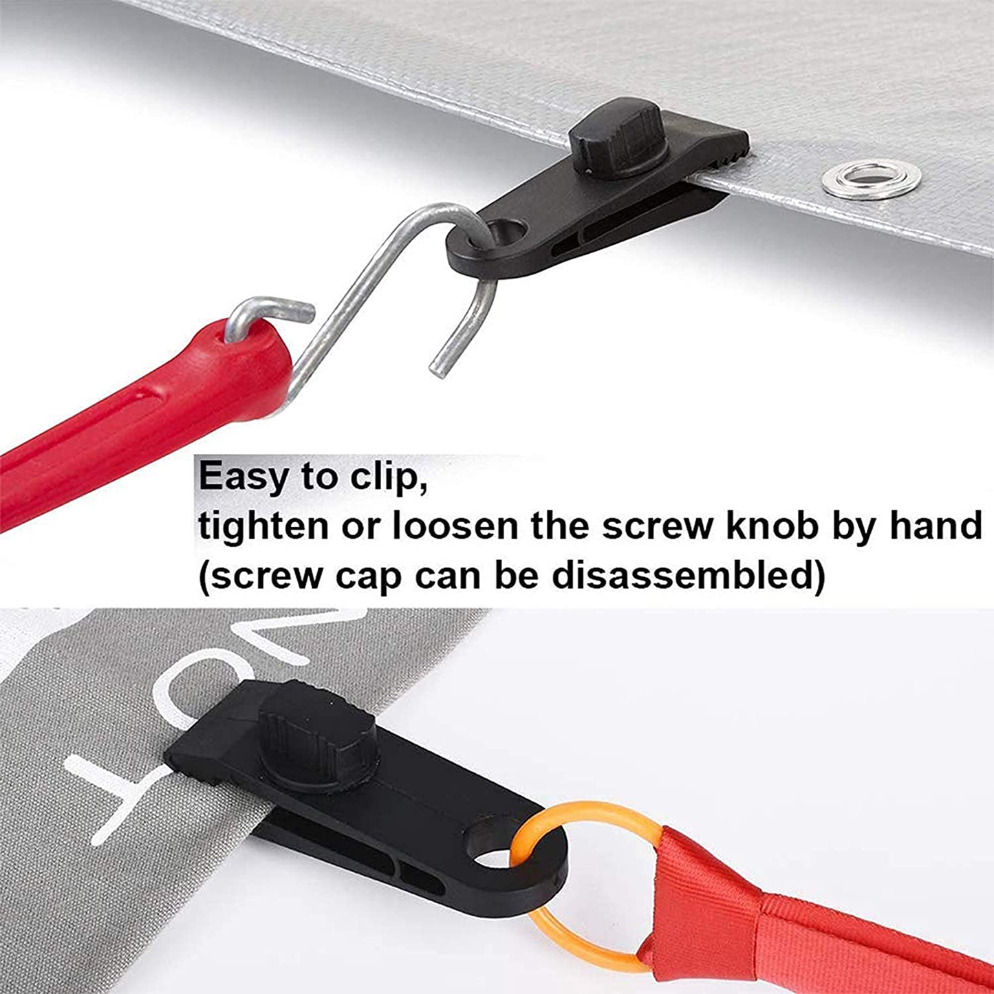 Tarp Clips Camping Tent Clamps