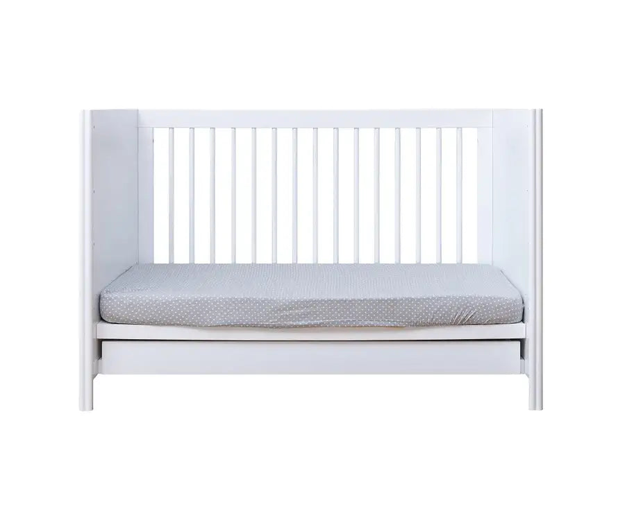 Kapai MERCURY Wooden Baby Cot Drop Side with Drawer - Babyonline