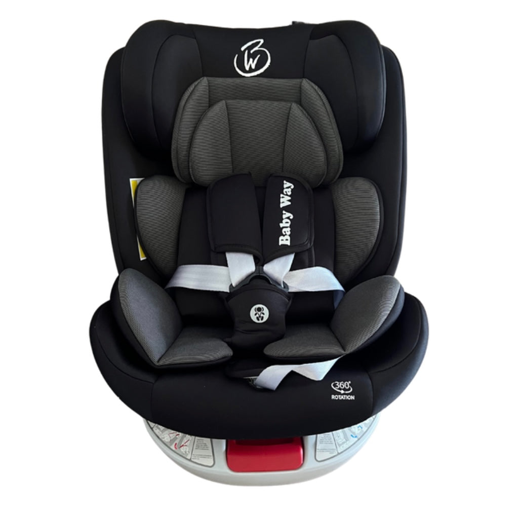 The Slim: 360 Rotation Convertible Car Seat with Double Head & Neck Support