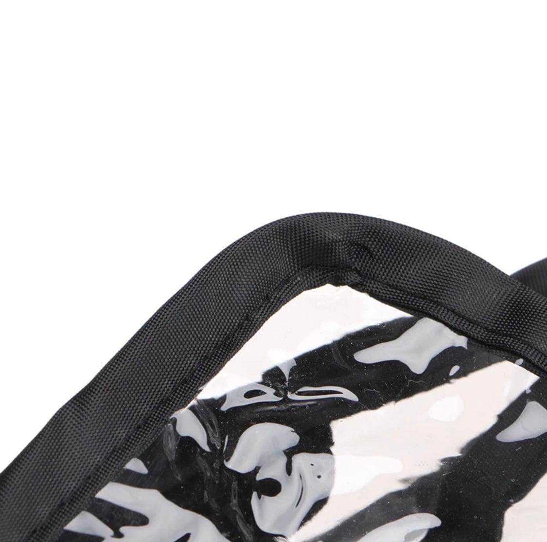 Universal Fit Transparent Stroller Rain Cover with U-Shaped Zipper