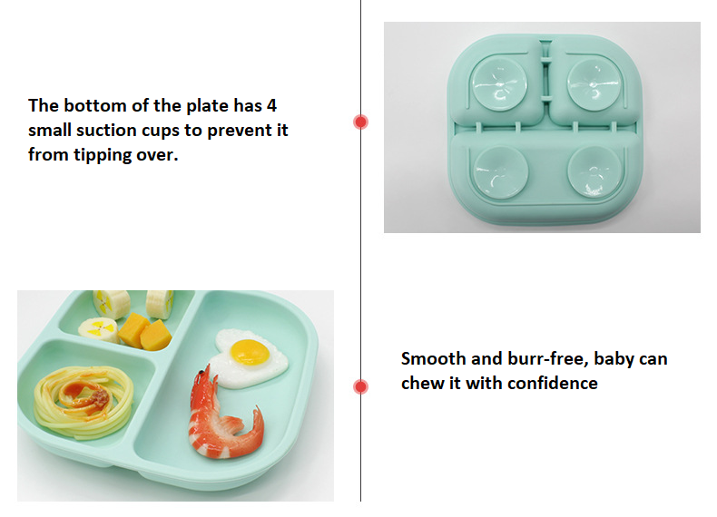 8-Piece Baby Silicone Feeding Set – Warm Sand