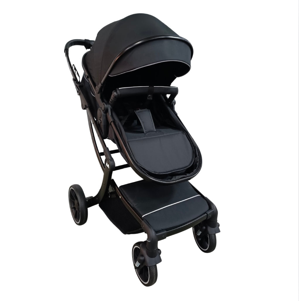Baby 2 in 1 Multifunctional Two-Way Bassinet Stroller BLACK