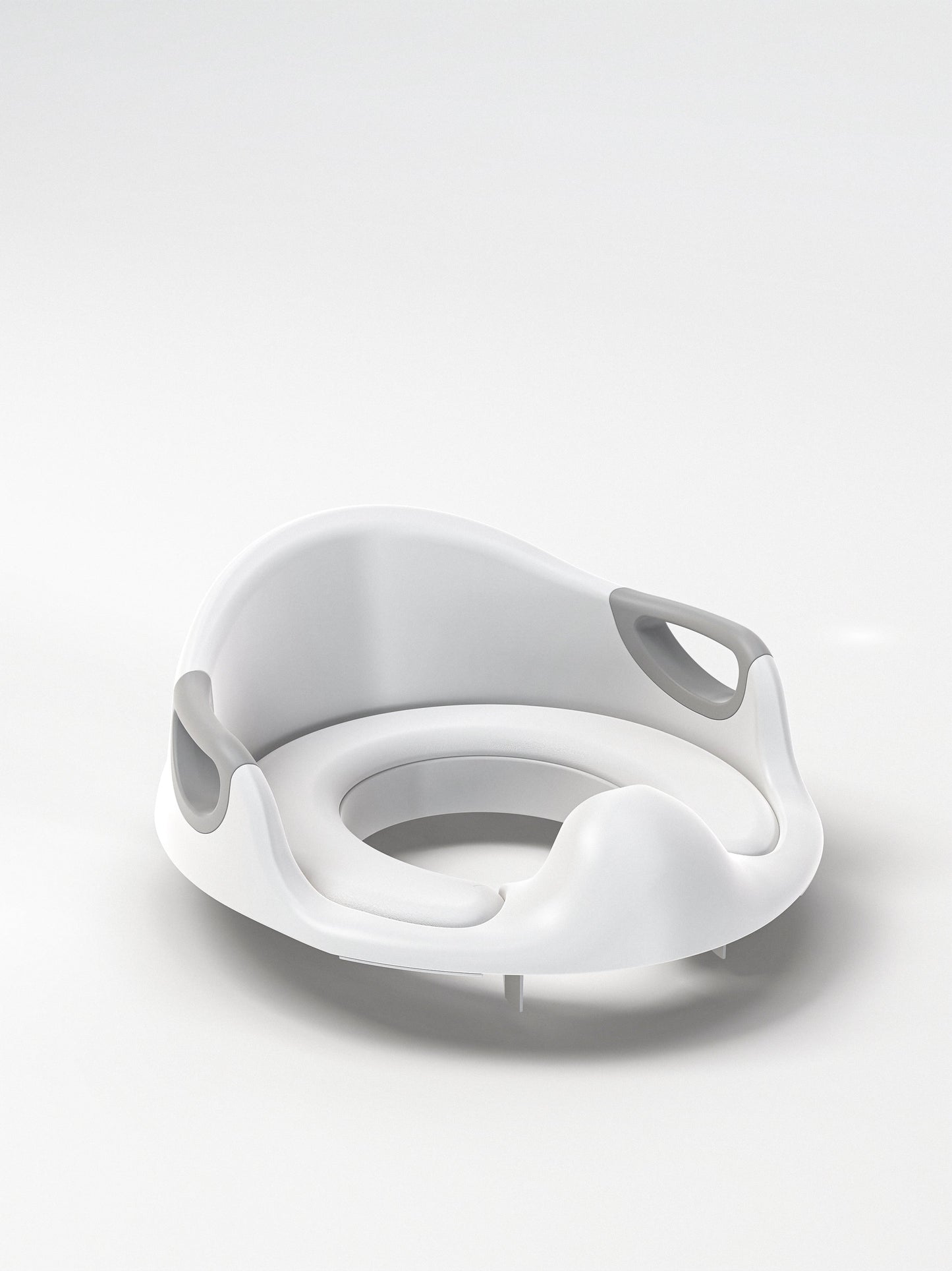 ComfortGrip Baby Toilet Training Seat – White & Grey