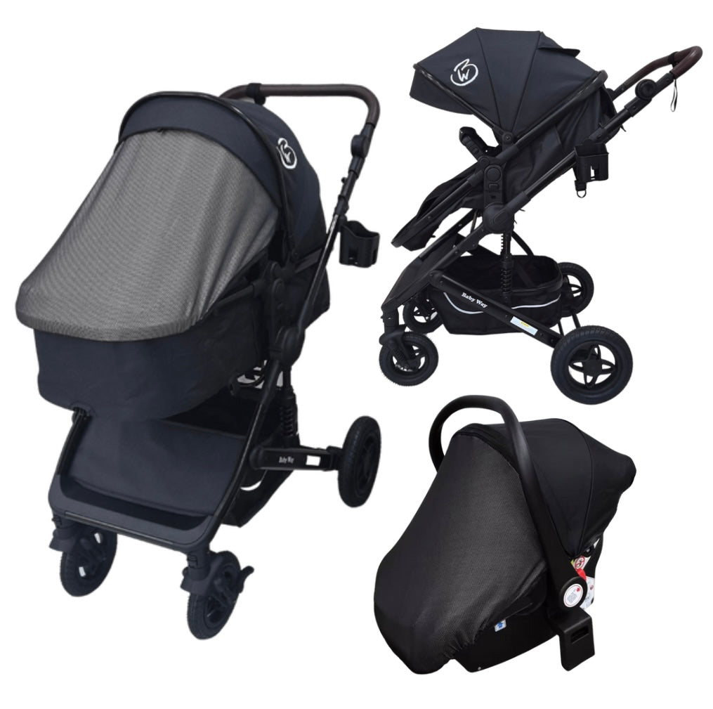 Preorder - Evolve 3 in 1 Stroller + Bassinet + i-Size Capsule Travel System with Sunshade Sets and Mattress + Colour Options
