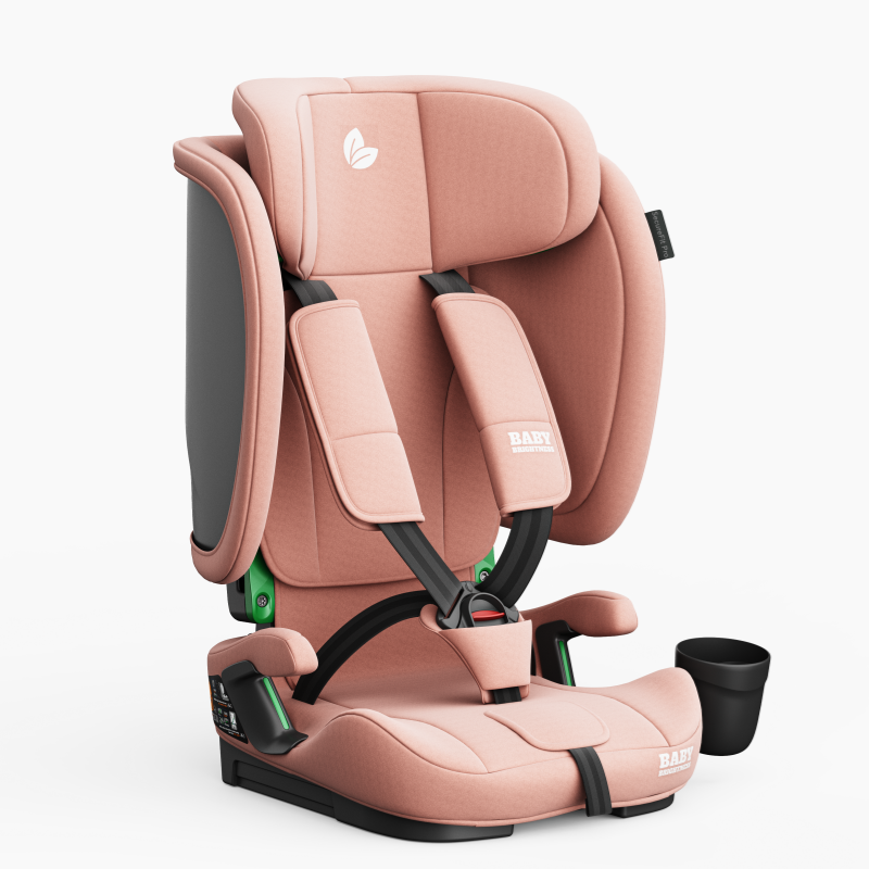 Baby Brightness AirGo Lightweight Compact Travel Pram and Travel Portable Booster Car Seat Pink