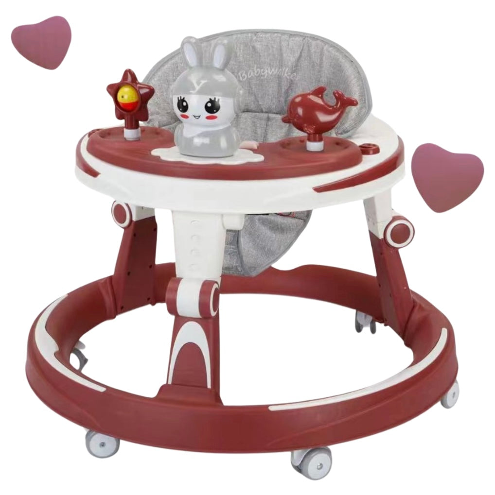 Deluxe O-ring Multifunctional Baby Walker with Lights and Melody Activity Centre