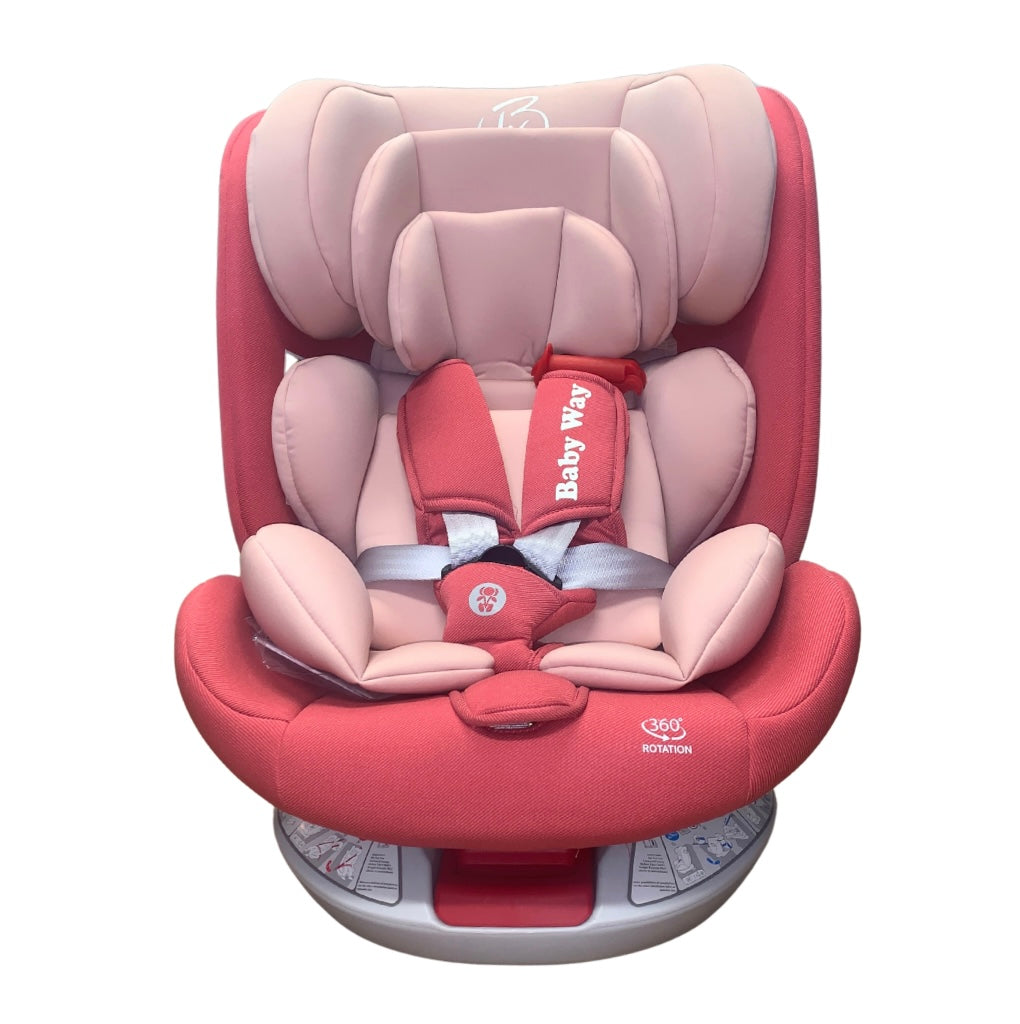 The Slim: 360 Rotation Convertible Car Seat with Double Head & Neck Support with ISOFIX and Top Tether