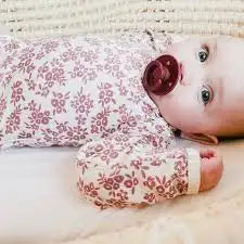*BUY 1 GET 1 FREE* Woolbabe - Merino/Organic Cotton Gown - Limited Edition - Natural Rose Manuka