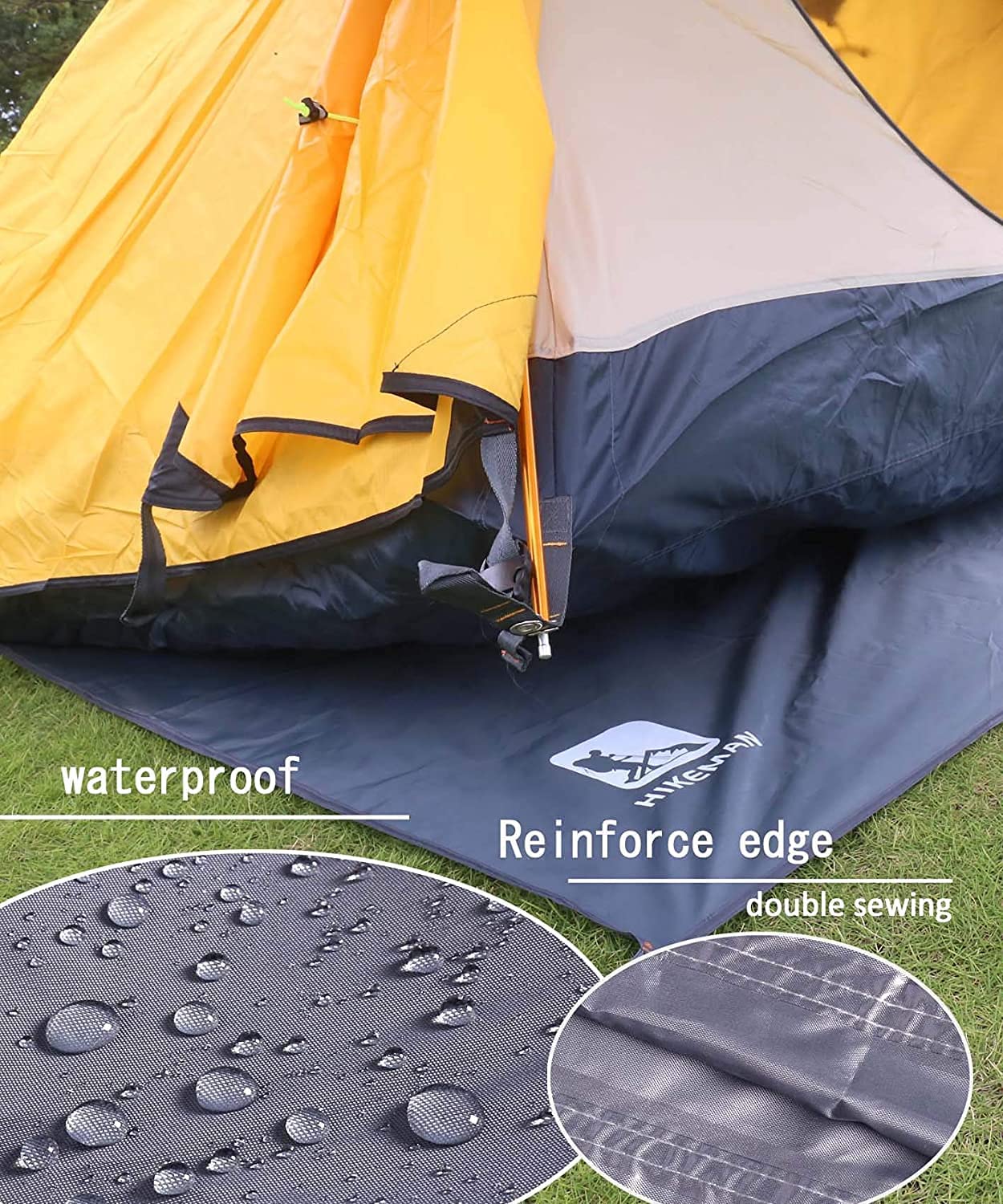 220x260cm Camping Tarp Tent Footprint Waterproof Mat Outdoor Groundsheet